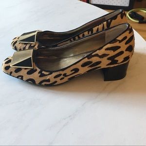 Leopard print heels by Isaac Mizrahi